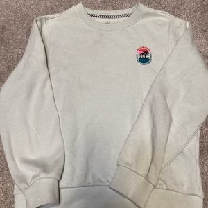 Volcom girls sweatshirt- Mint Green - size Med/8/10Y